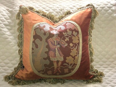 antique needlepoint pillows