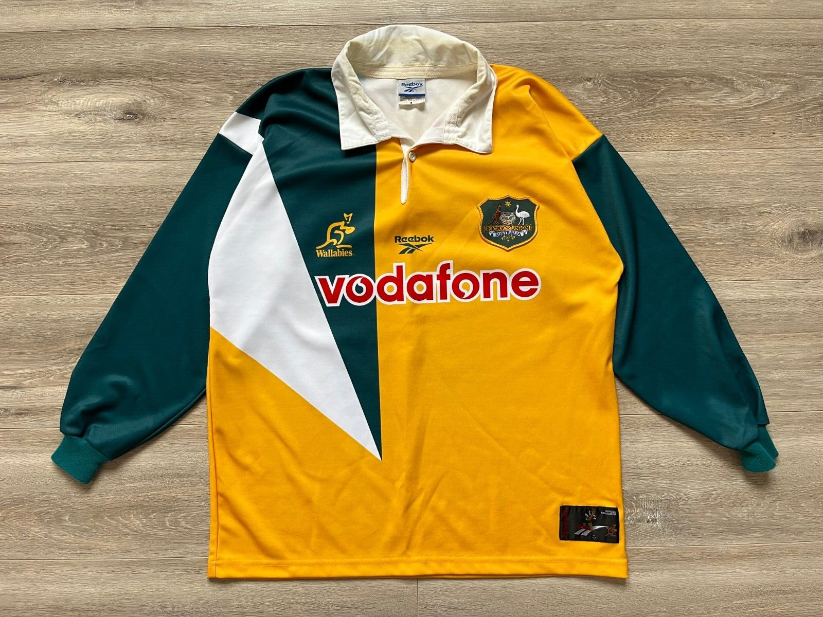 90s オーストラリア限定 Wallabiesラガーシャツ リーボック Vintage 90's Reebok Australia Wallabies Rugby Union Jersey
