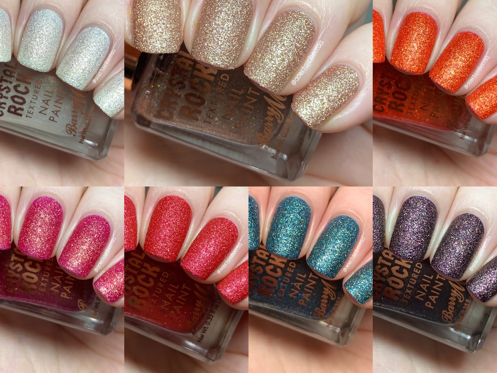 Barry M Nagellack – Schnelltrocknend, Strapazierfähig, Für Natürliche & Acrylnägel, Viele Farben & Effekte