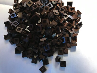 LEGO -NEW- #3024- DARK BROWN 1 X 1 SQUARE PLATE-25 PIECES