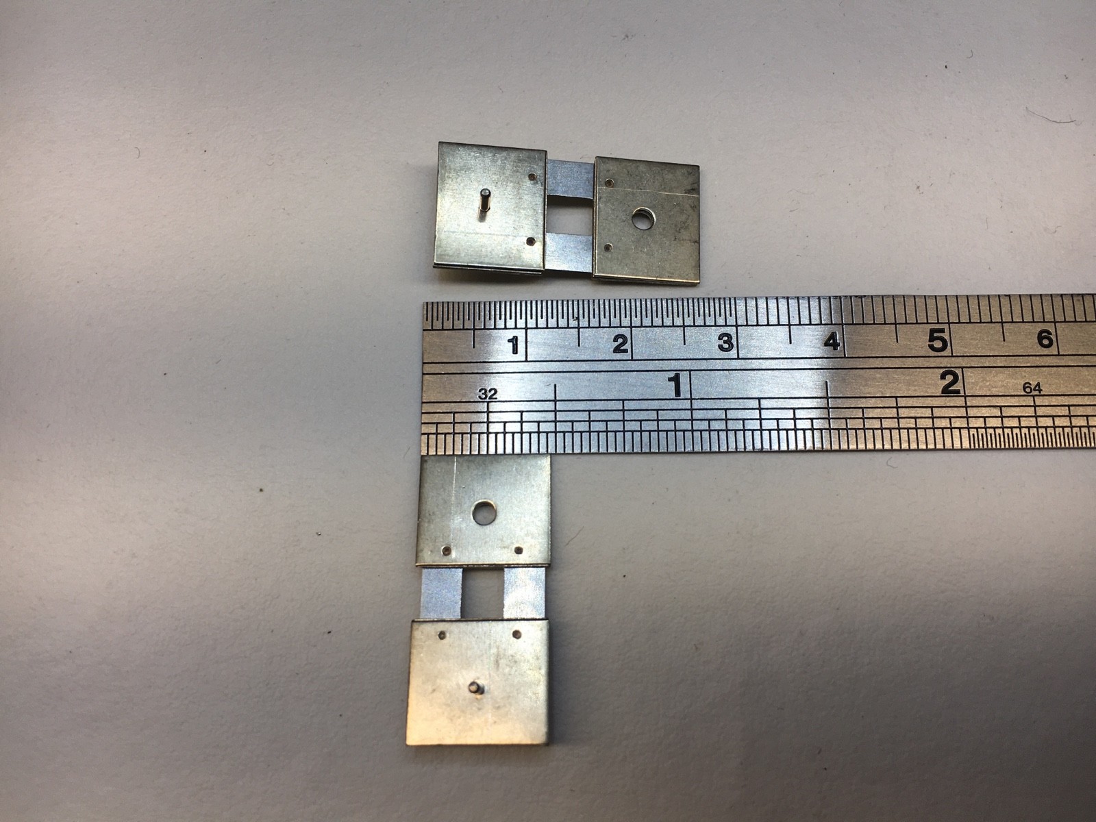 Clock Pendulum Suspension spring set of 2 size 1/2" x 1" 