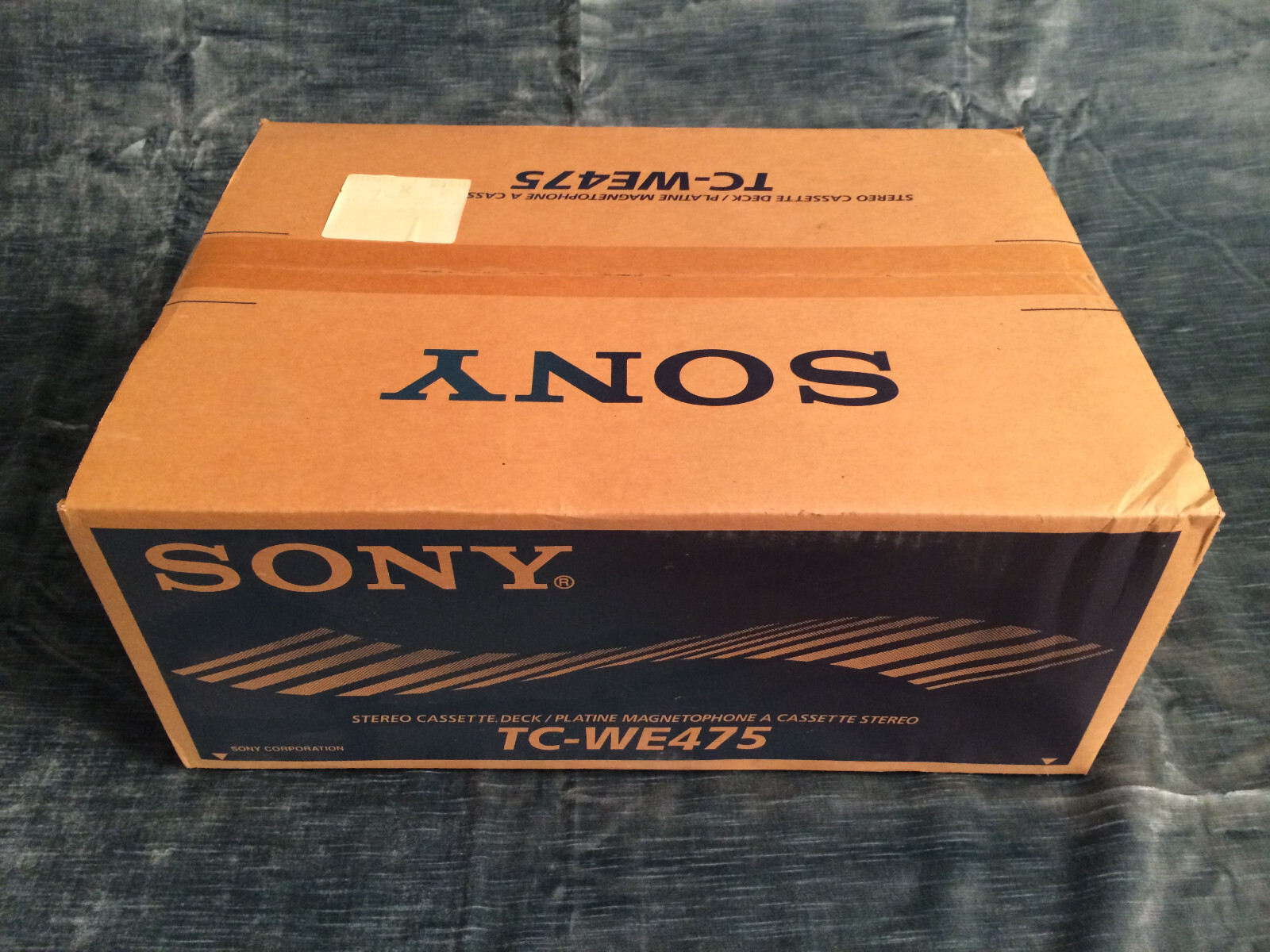 SONY TCWE475 DUAL STEREO CASSETTE TAPE RECORDING DECK