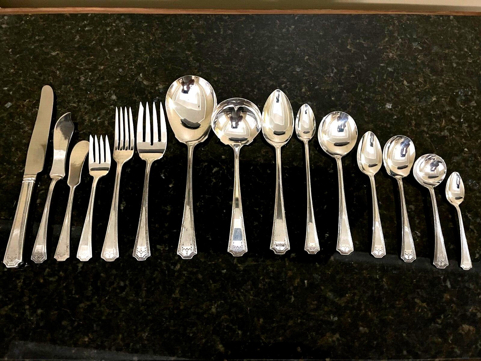 1920年頃 英イギリス 純銀P. EPNS SILVER アンティーク サービング