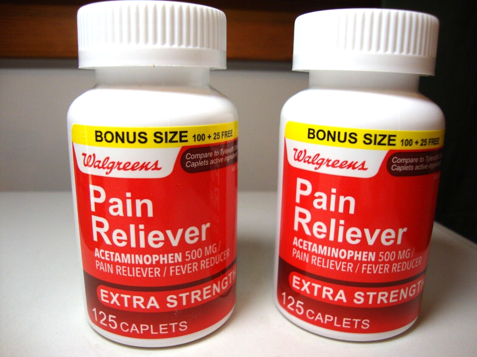 Pain Reliever  500 Mg   10/23 -125  Ct Each