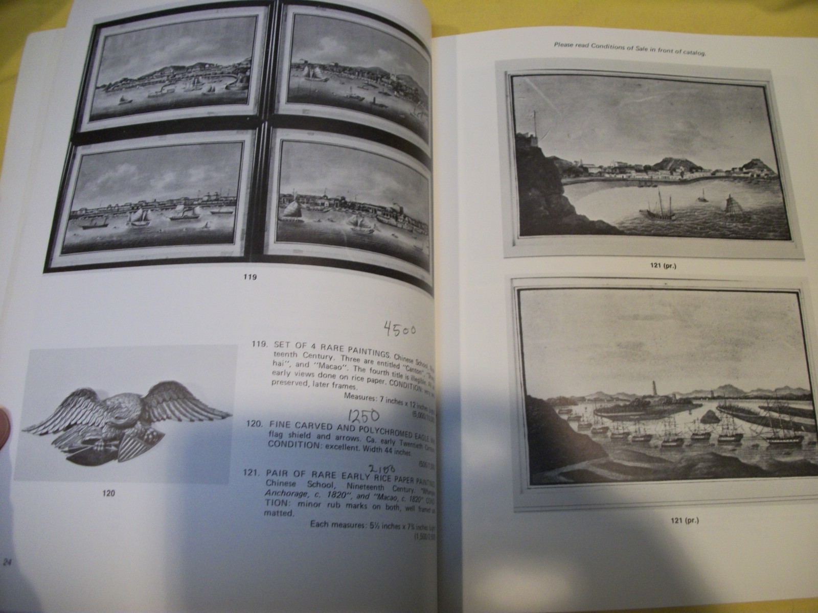 Bourne Rare Marine Antiques Catalog March 14, 1989 - Scrimshaw Prints + Excel