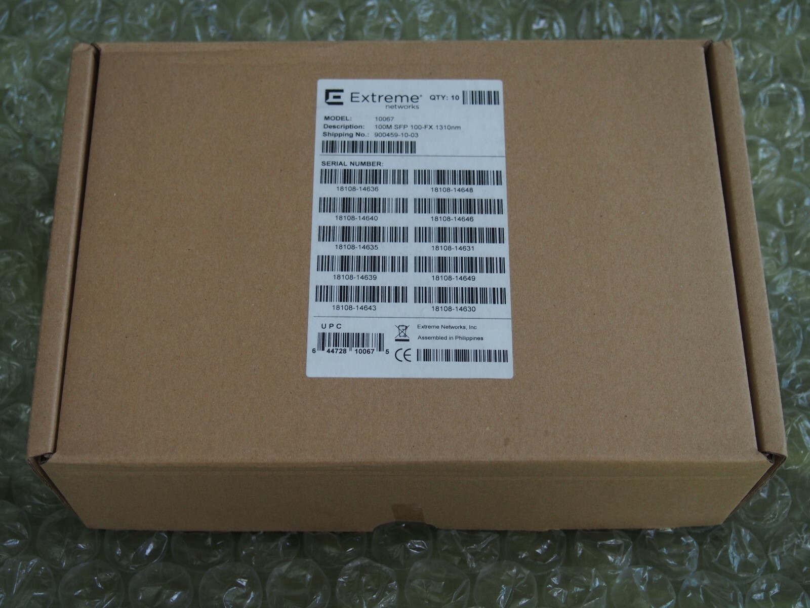 New Genuine Extreme 10067 100FX SFP