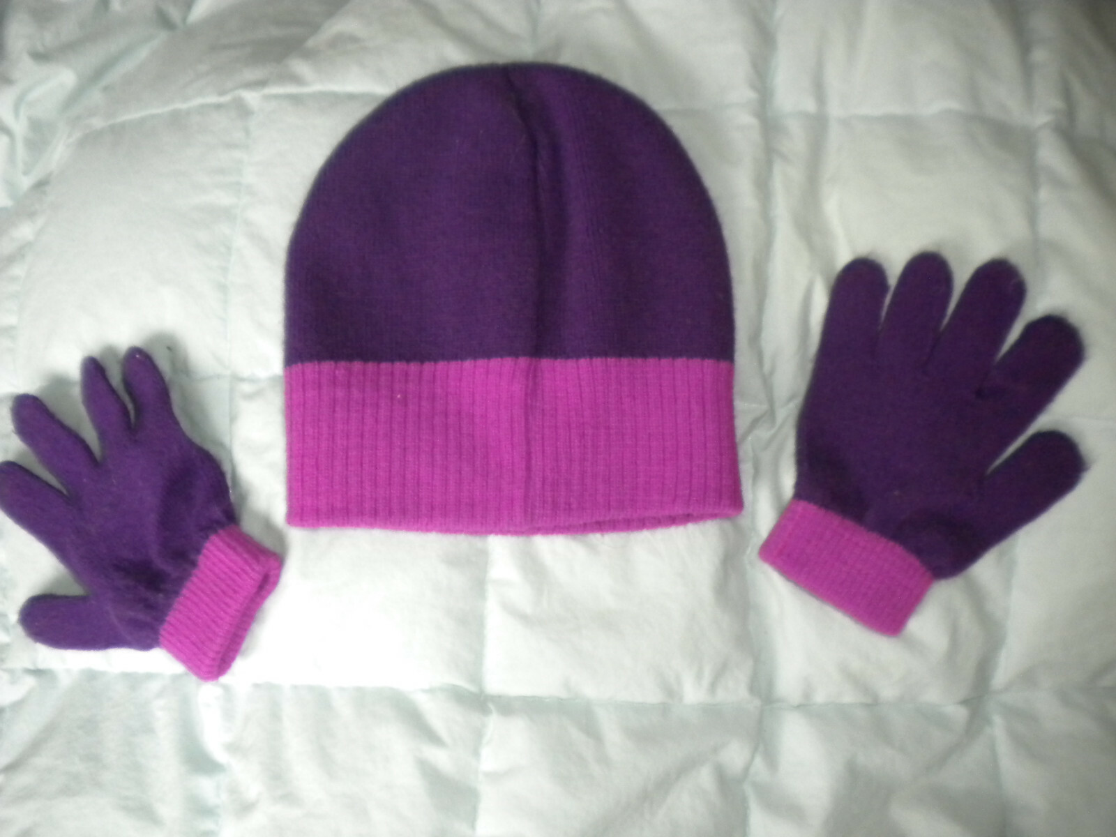 Ever After High Hat and Gloves, Purple and Pink    ~ Cute ~