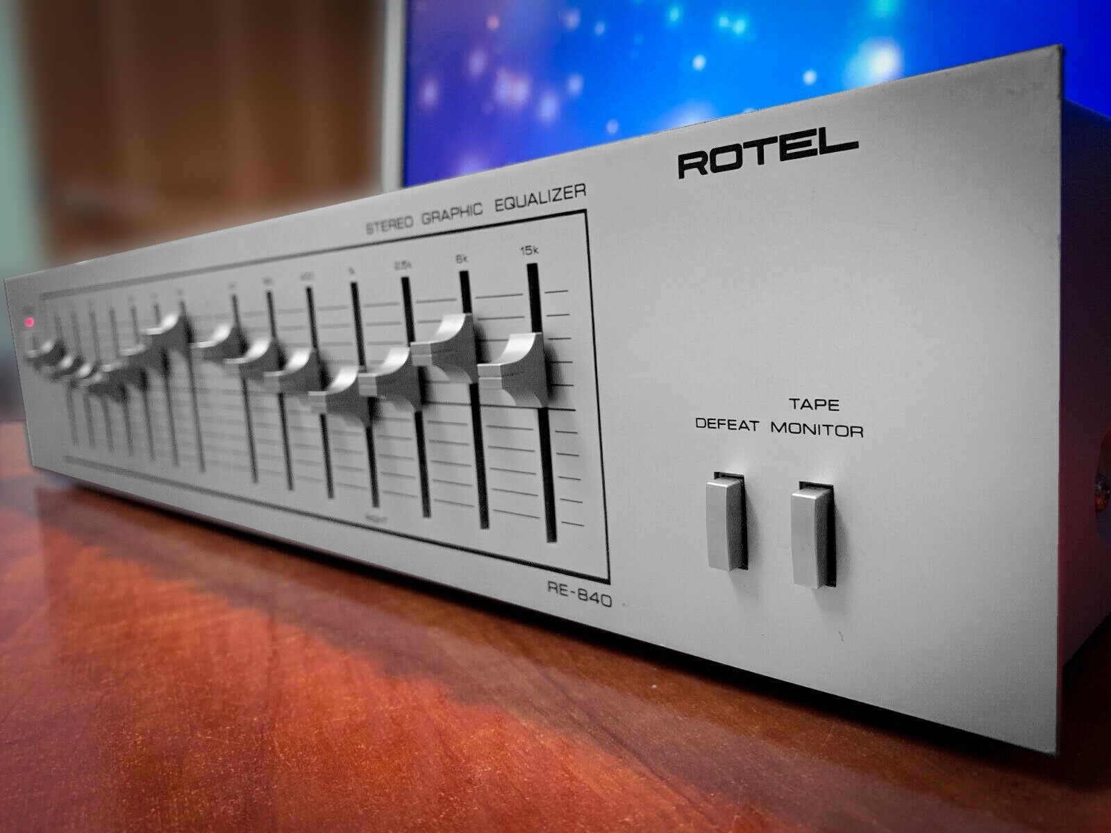 ROTEL RE-840 🌈RaRe🌈 Vintage Stereo Graphic Equalizer | eBay