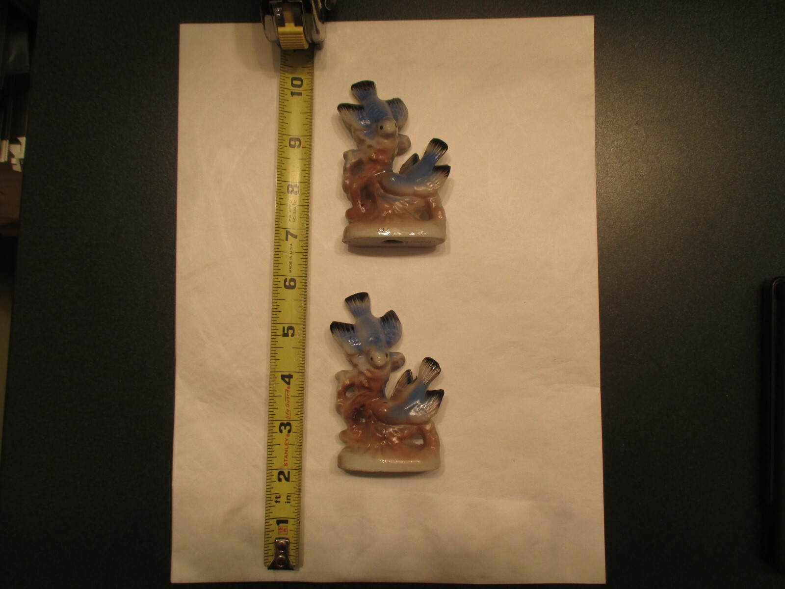 a Pair of Figural Bluebirds Birds Made in Japan