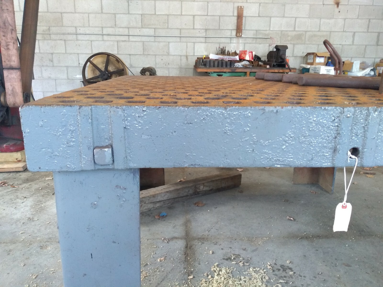 welding platen 5x5 foot,  5