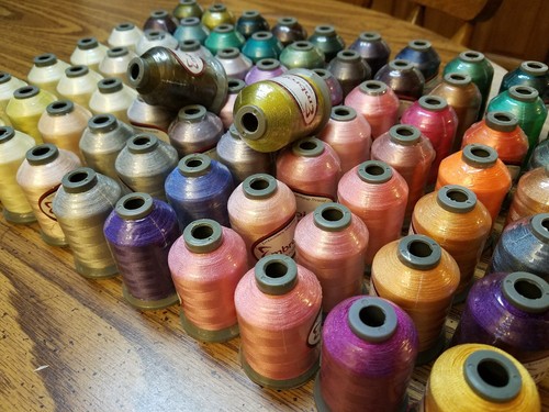 Machine Embroidery Thread Spools Polyester Embroidex 72 Bright Beautiful Colors