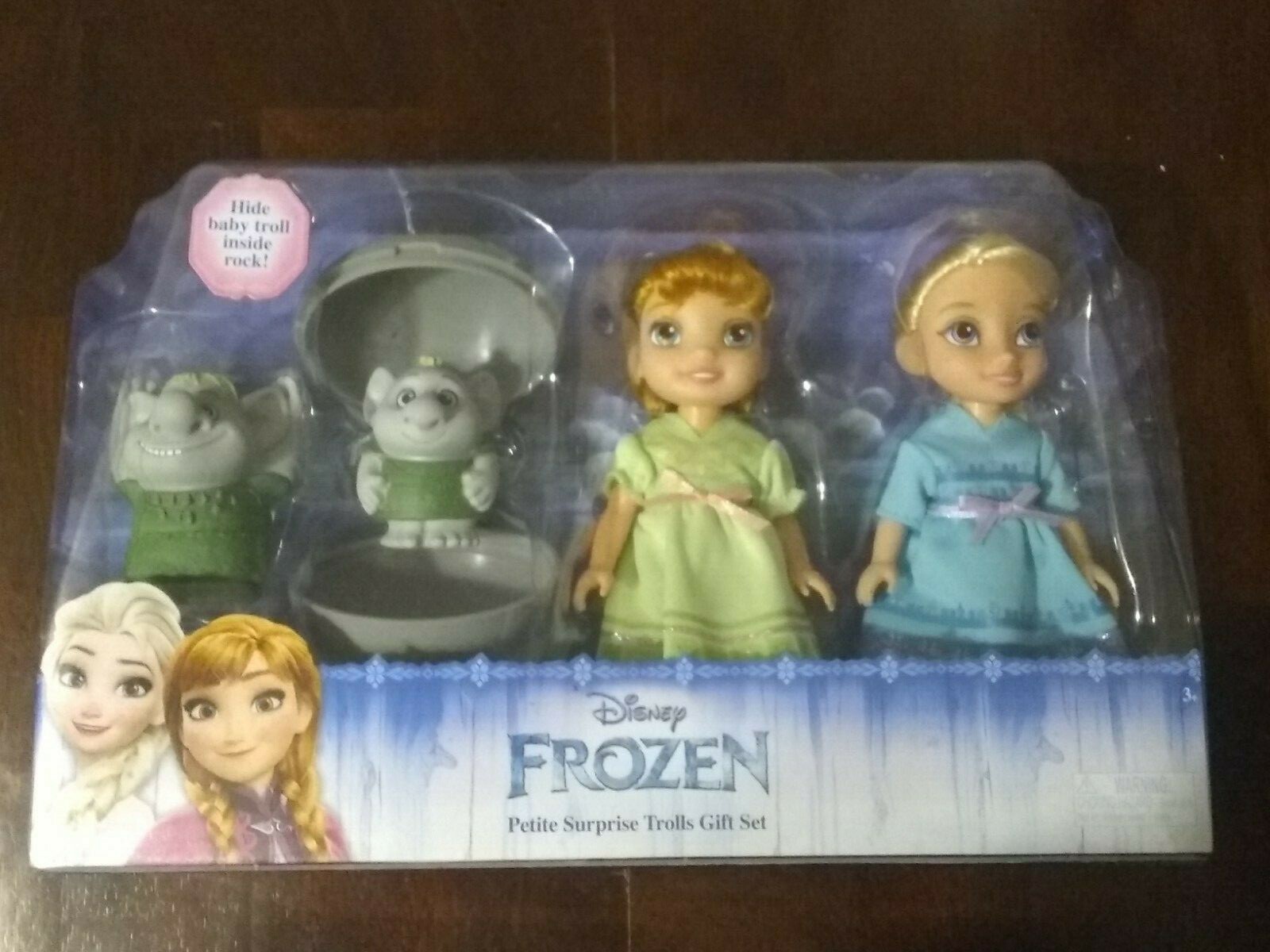 frozen petite surprise trolls gift set