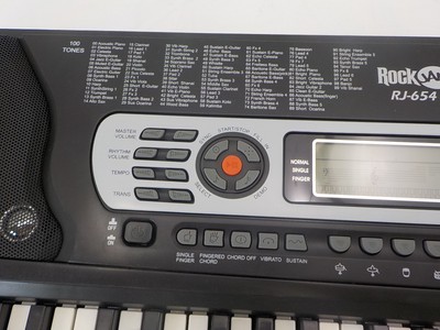 RockJam RJ654 54-Key Portable Electronic Keyboard with Interactive LCD Screen