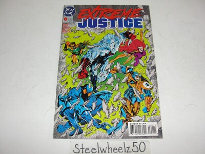 Extreme Justice #0 Comic DC 1995 Captain Atom Booster Gold Justice League Vado