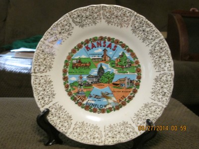 Vintage State Plate 7 1/4