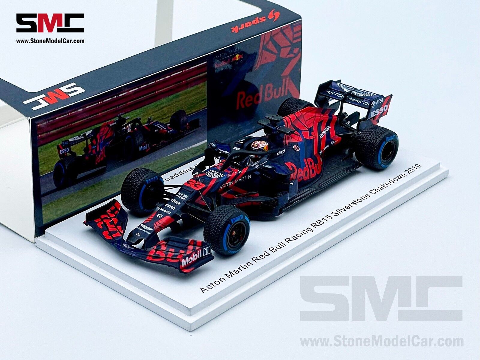1:43 Spark Red Bull F1 RB15 33 Max Verstappen Silverstone 1:43 Spark Red Bull F1 RB15 33 Max Verstappen Silverstone