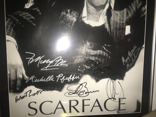 Scarface Autographed Poster Signed By The Cast