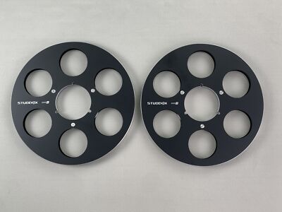 1 Pair Pro 10.5'' Black REVOX A700  Tape Reels For  Reel To Reel Tape Recorders