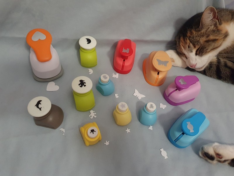 Lot 12 Perforatrices Scrapbooking