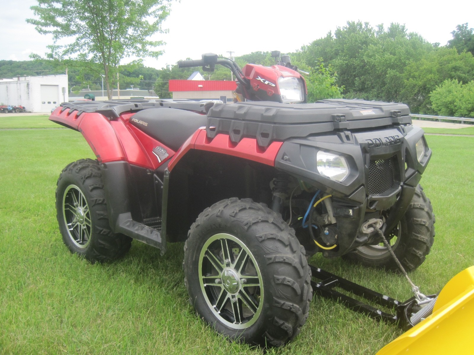 2012 POLARIS SPORTSMAN 850XP EPS PLOW WINCH