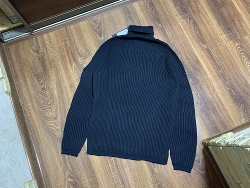 Pre-owned C.p. Company Cp Company Black Turtle Neck Knit Sweater Size 50,52
