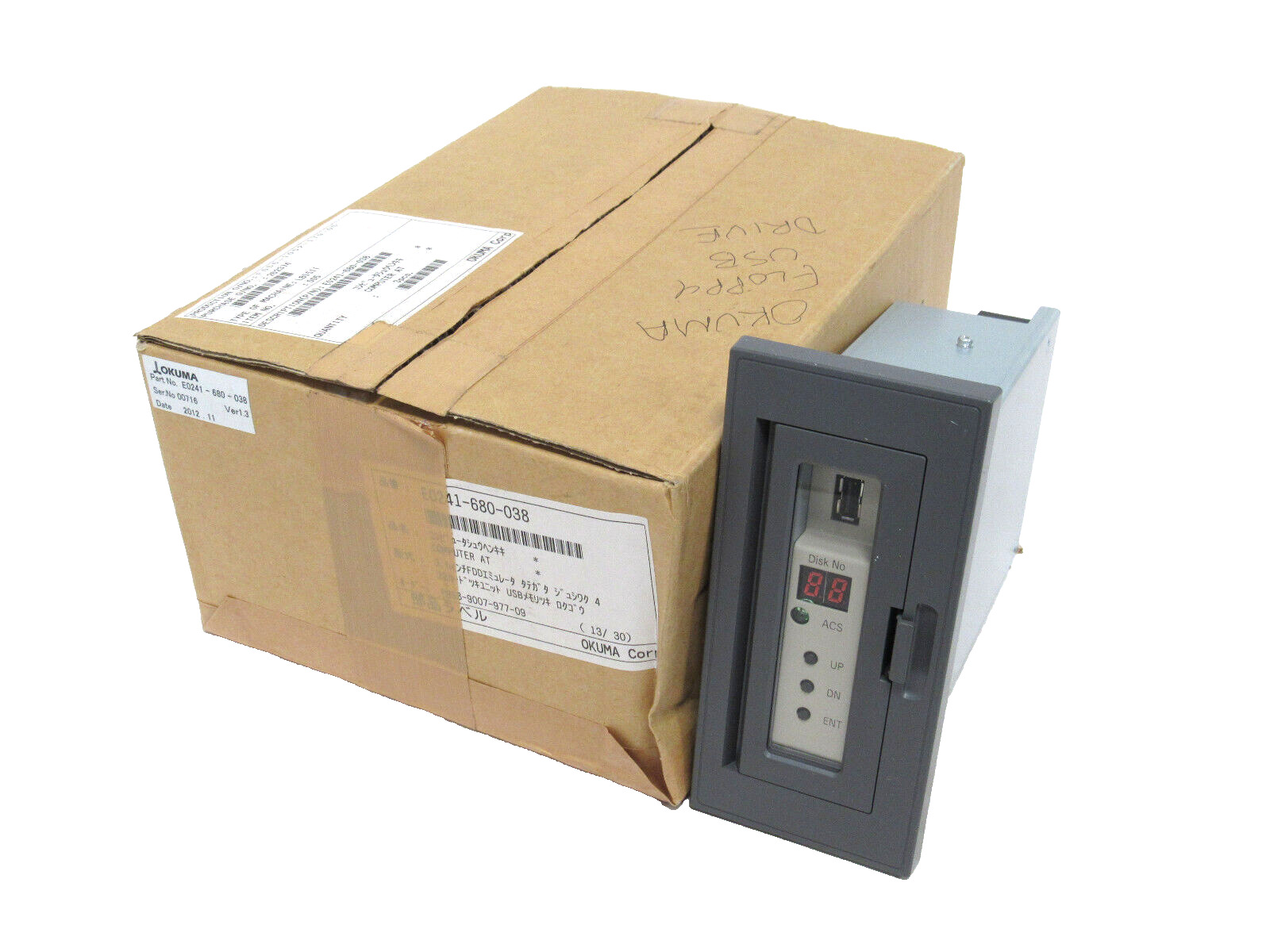 NEW OKUMA E0241-680-038 CNC FLASH MEMORY DRIVE VER. 1.3 NEW OKUMA E0241-680-038 CNC FLASH MEMORY DRIVE VER. 1.3
