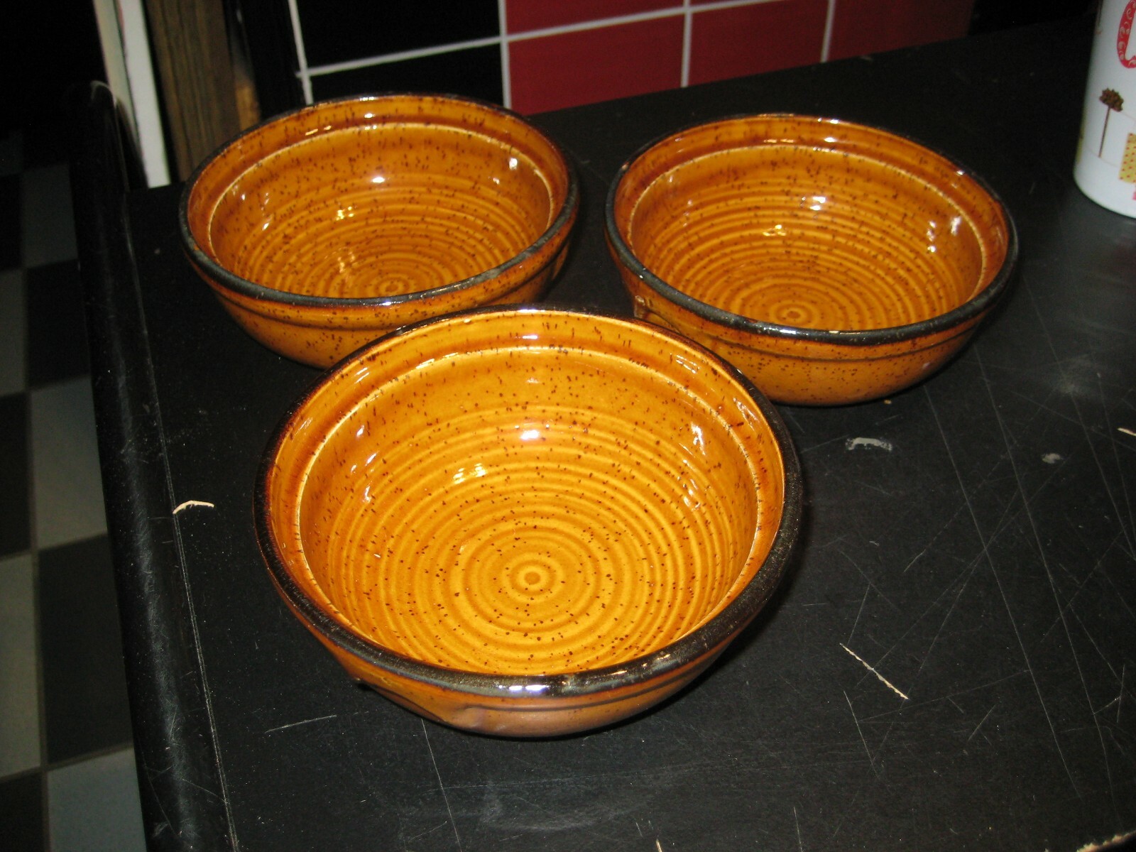 3 Müslischalen, Schüsseln aus Keramik