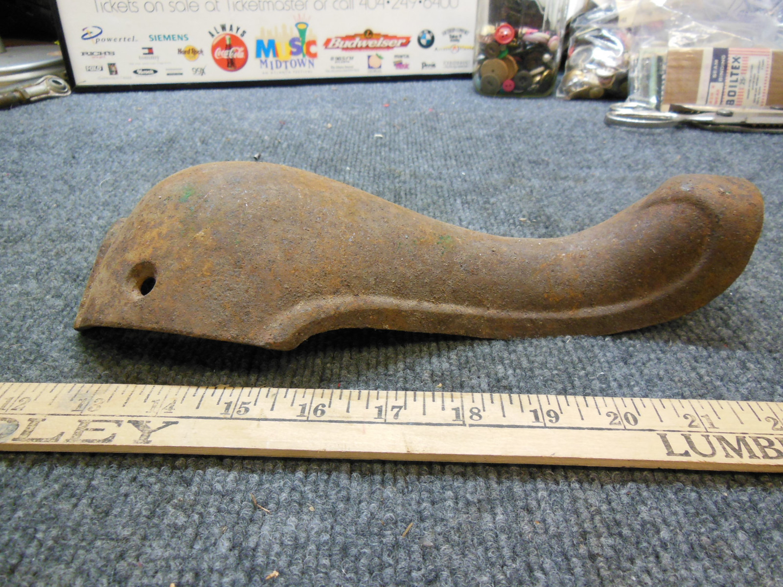 Vintage Cast Iron Leg