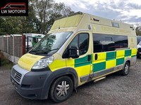 FIAT DUCATO 3.0 180 BHP MULTIJET EXLWB EXHIGH ROOF AMBULANCE 2012 62 REG