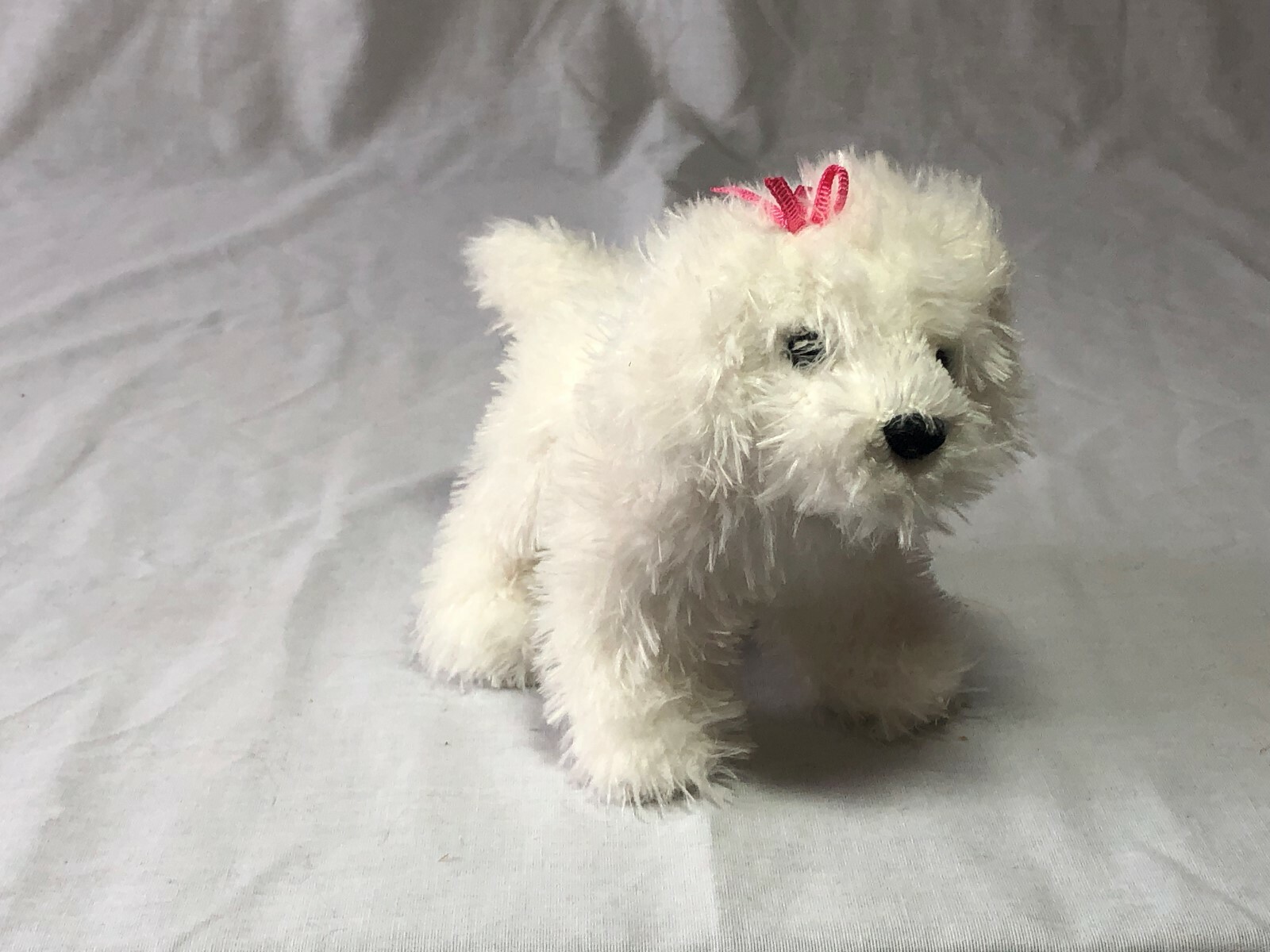 Babette Bichon Frise Dog Lil' Nugget by Douglas Cuddle Toys, about 6/12