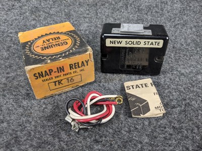 NOS Genuine Sealed Unit Parts Relay 1/6 HP TK 16 D174