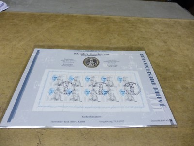 BRD , Numisblatt 2/1997 ,  Dieselmotor , 10 DM 
