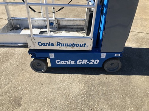 2010 Genie GR20 Drivable One Man Lift Electric Scissor Boom JLG Skyjack 20MVL