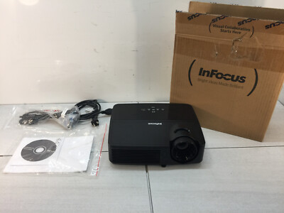 Infocus IN2124 DLP Projector Portable 3200 ANSI Meeting Room 1080p HDMI