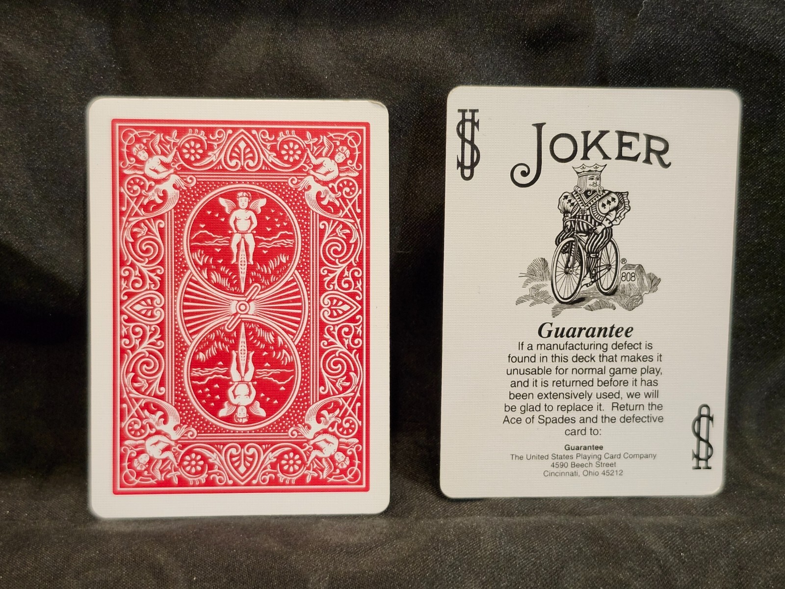 未開封 BICYCLE CLUB808 JOKER playing cards Single Swap Playing Card Black Joker King Riding a Bike