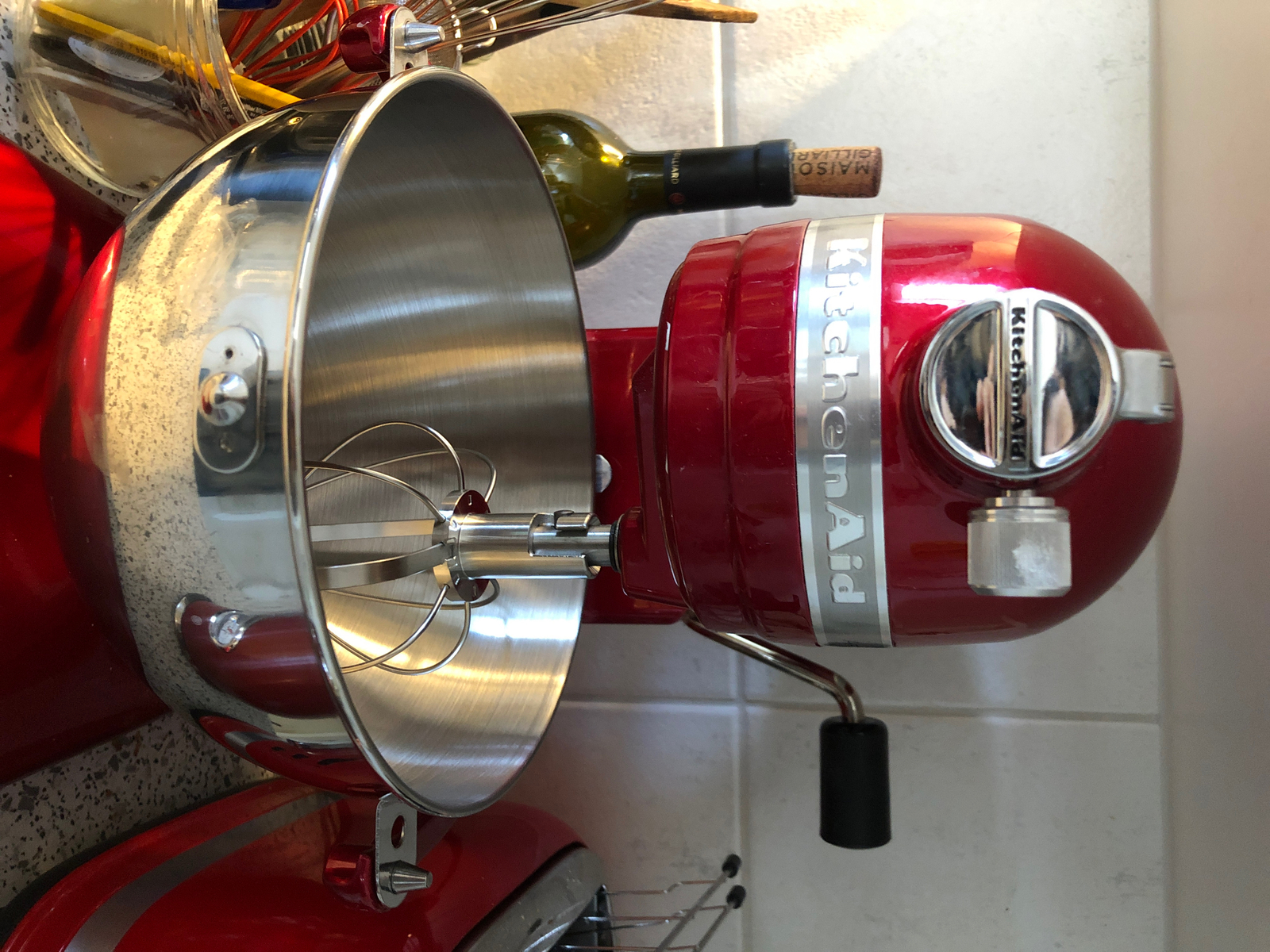 KitchenAid KN3CW 3Qt. Stainless Steel Bowl & CombiWhip Fits Bowl