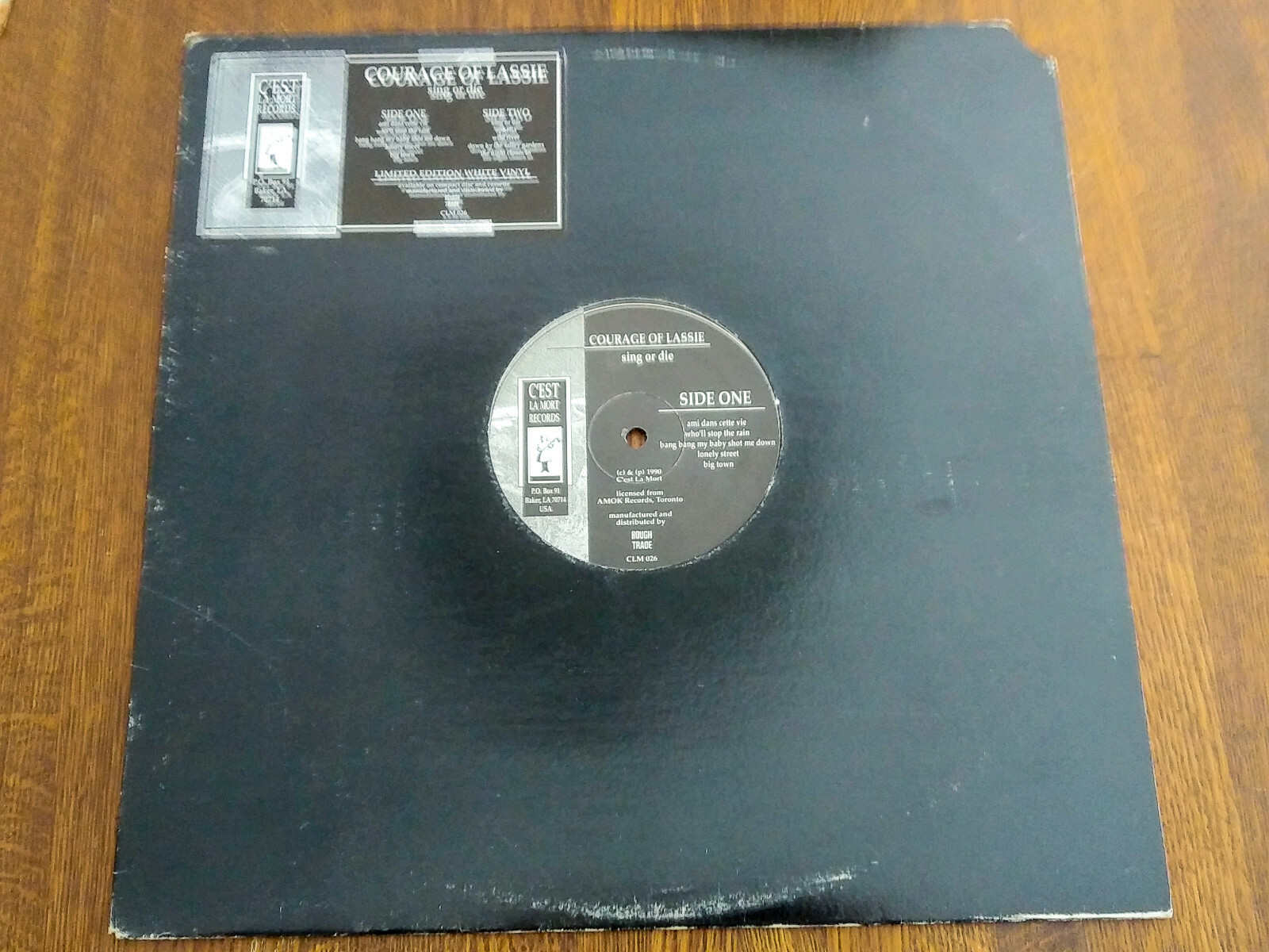 LP- Courage Of Lassie - Sing or Die - CLM026 - VG - Bizarre