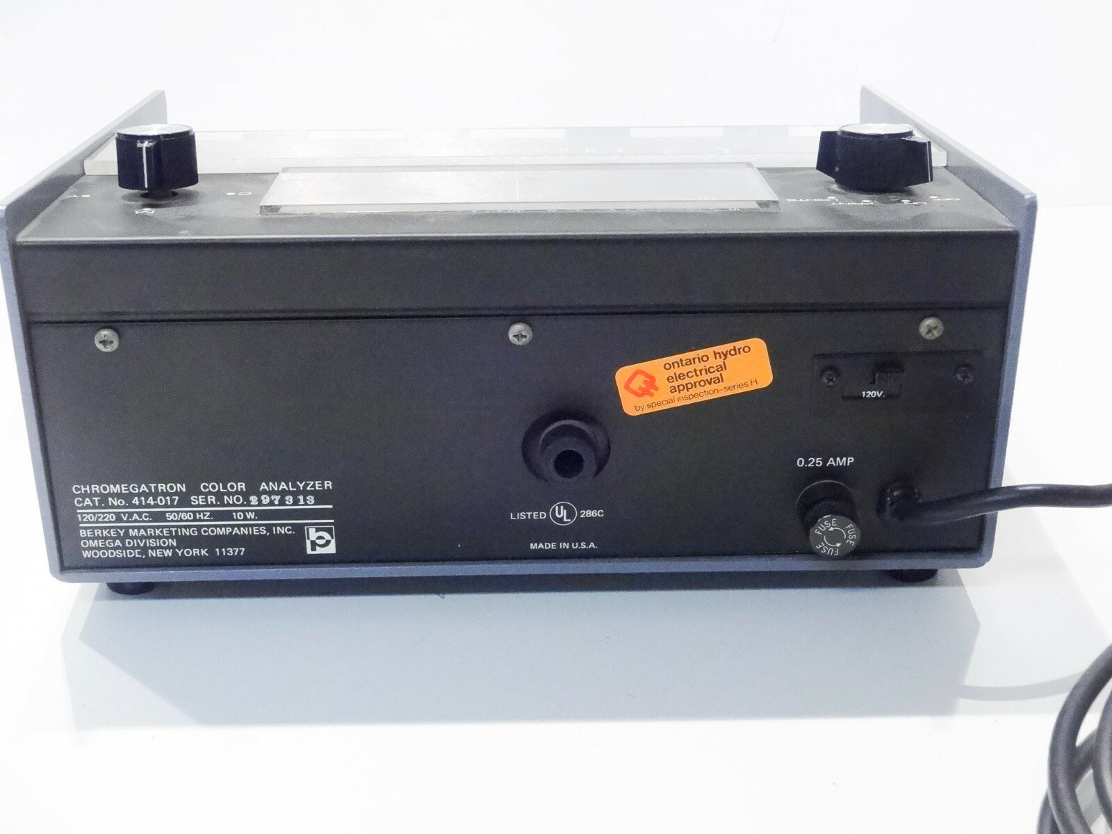 Omega Chromegatron Analyzer  and Exposure meter