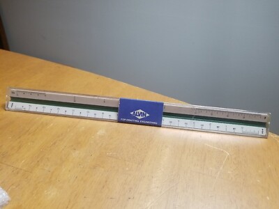 Triangular Scale Alvin 240P Architect In Case Germany Professional Plastic 