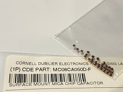 1pcs - CDE MC08CA050D-F 5p 100V ±0.5p 0805 SMD/SMT Multilayer RF Mica Capacitor