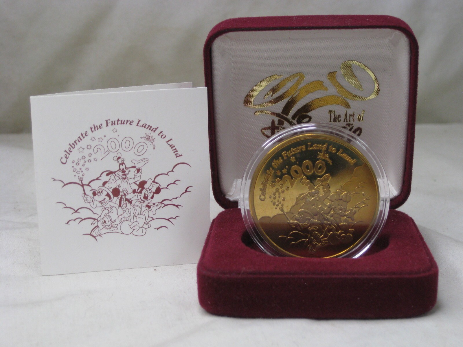 WALT DISNEY WORLD 2000 Celebrate Future Coin bronze medal