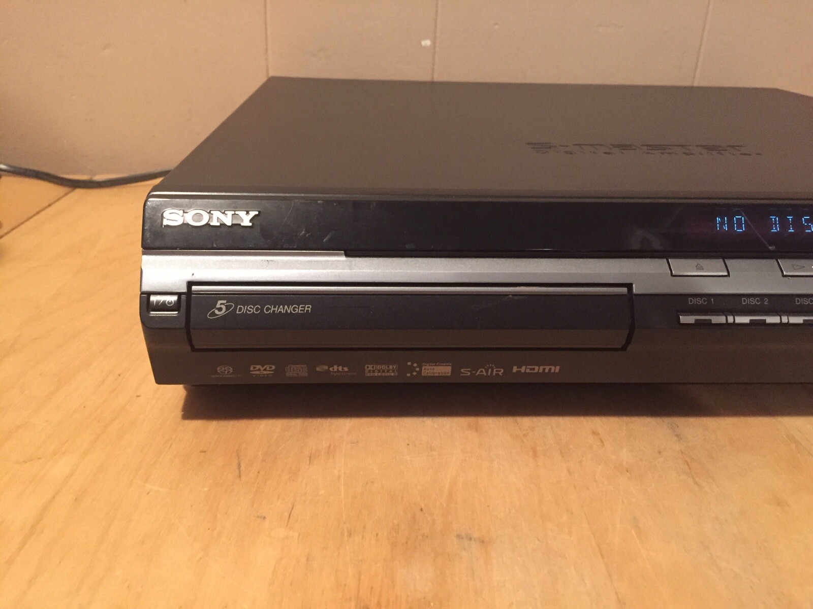 Sony S-Master HCD-HDX576WF 5 Disc DVD/SACD/CD Changer Home Theater Receiver
