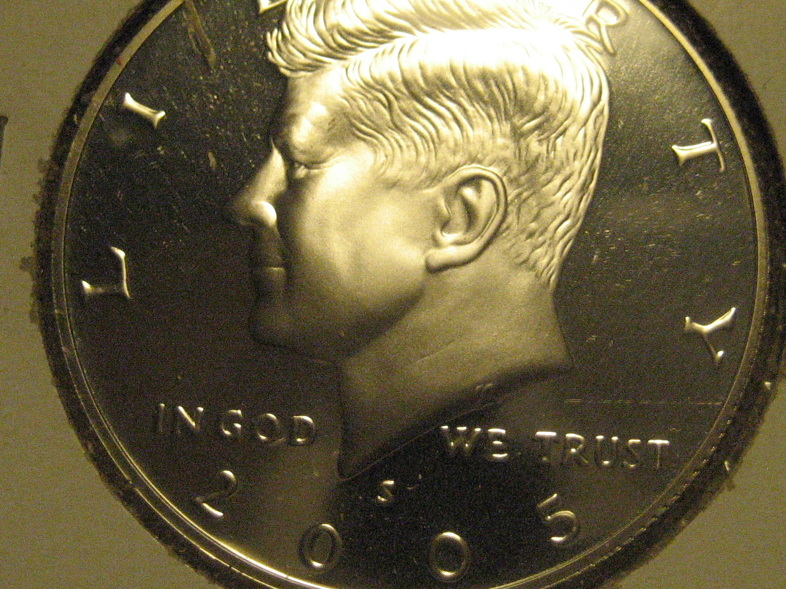 2005-S 90% Silver Proof Kennedy Head Half Dollar
