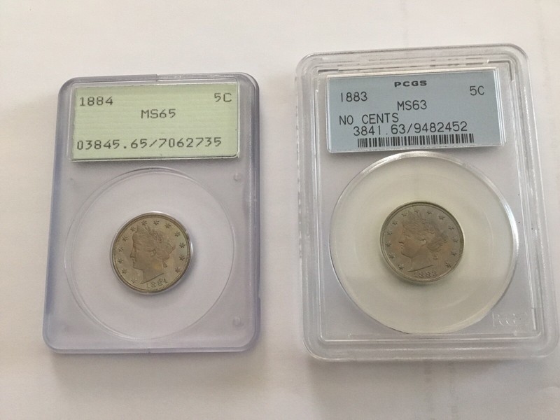 The Easiest And The Toughest* 1883 NC And 1884 Liberty