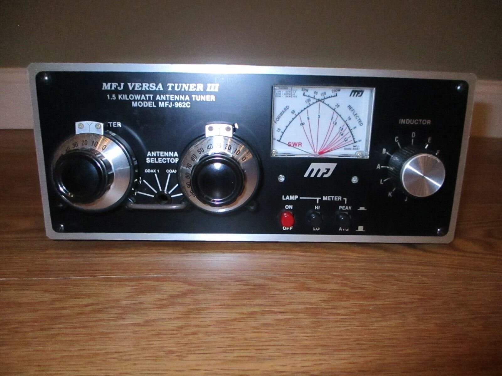 Mfj 962c antenna tuner manual