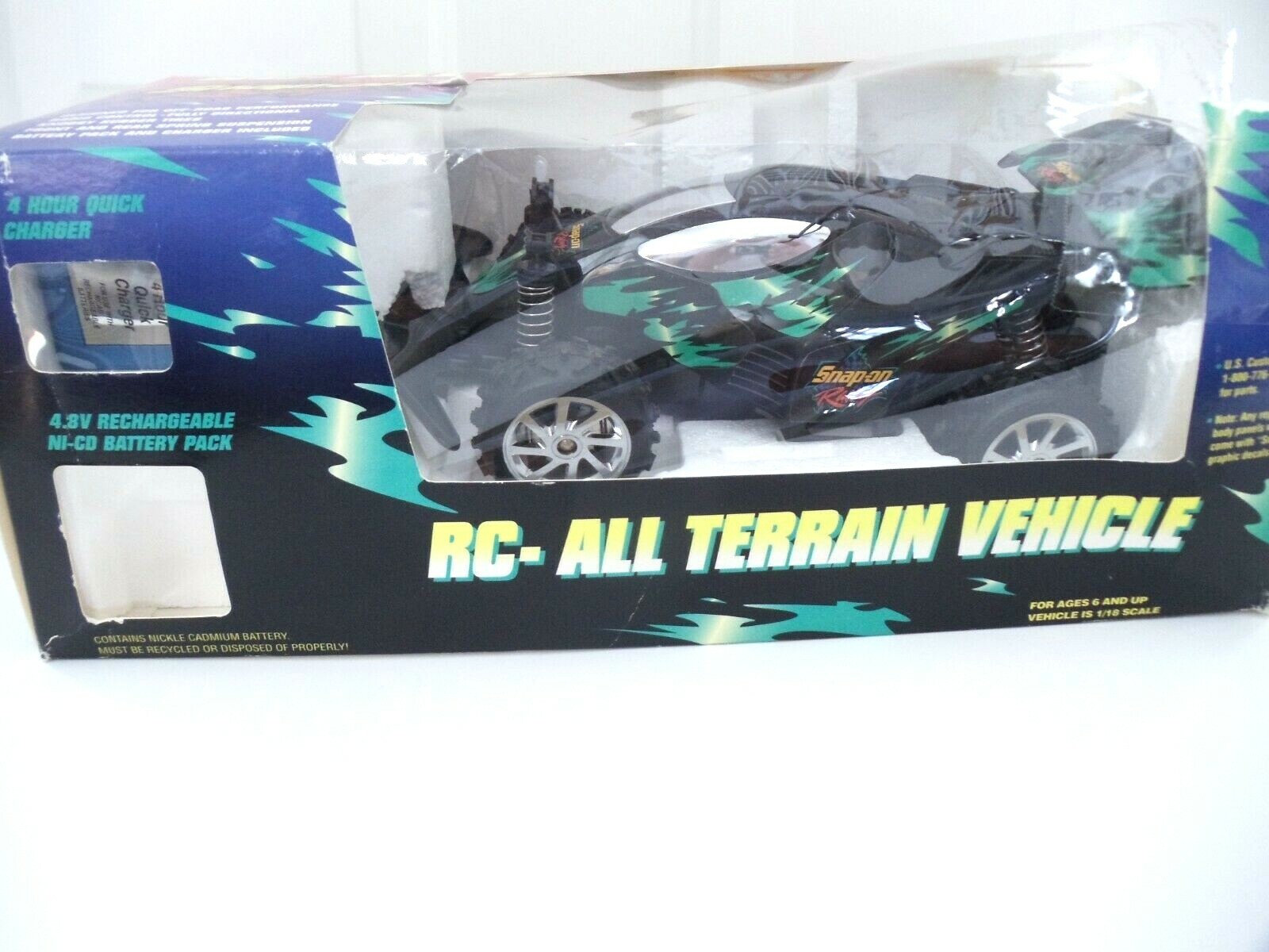 スナップオン OFF ROAD VEHICLE RADIO CONTROL Vintage Snap On Racing RC All Terrain Off Road Radio