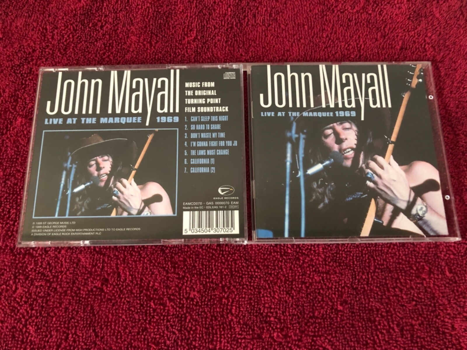【中古】 John Mayall ジョンメイオール / Live At The Marquee 1969 Live at the Marquee, 1969 by John Mayall (CD, 2022) for sale