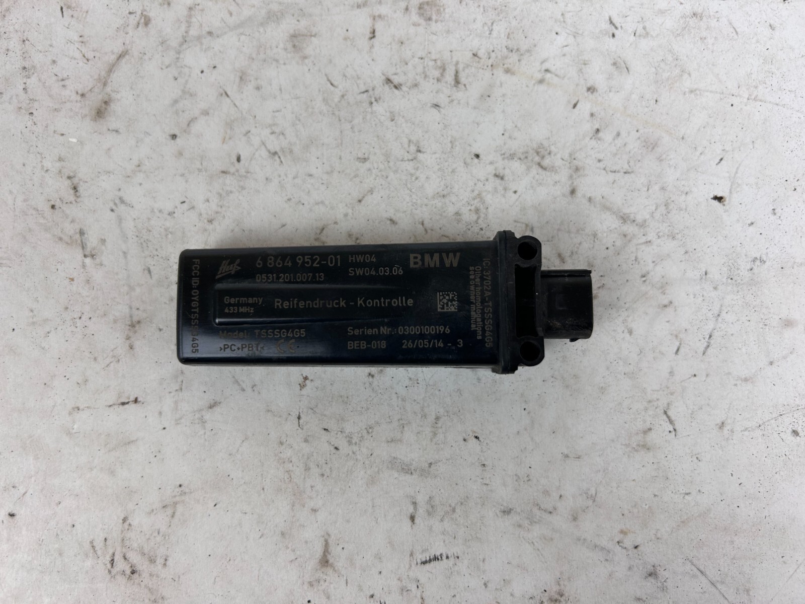 BMW 5 GT Series F07 RDC TPMS Tire Pressure Monitor Control