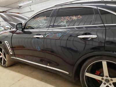 09-13 INFINITI FX35 DRIVER LEFT REAR SIDE DOOR ASSY SUPER BLACK