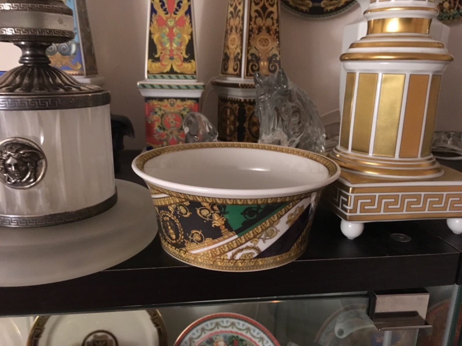 VERSACE BAROQUE  BOWL CEREAL SALAD Fruit 5.5